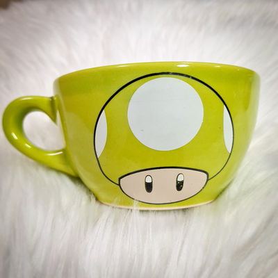 Tazon mario Bross hongo Verde
