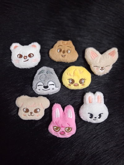 Peluche Pin Cabecitas Stray kids Skzoo Import.