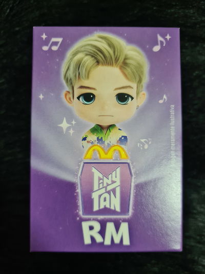 Figuras TinyTAN BTS MC caja Morada (Nostalgia)