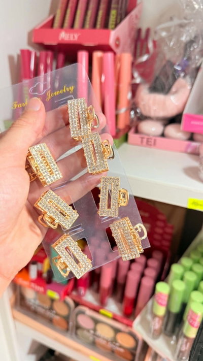 mini broches glitter premium