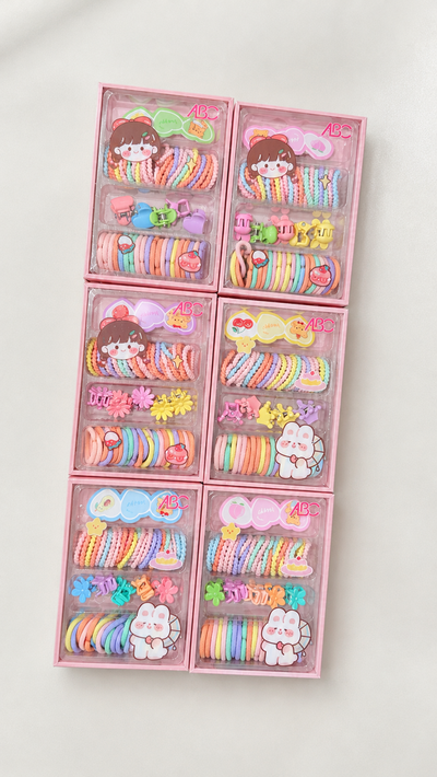 Set de pelo infantil cajita
