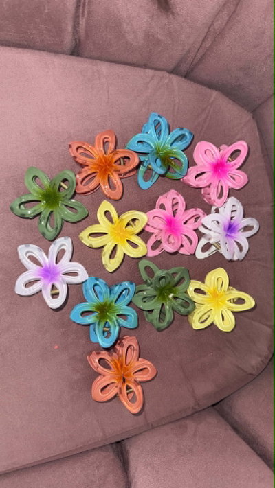 broches flor hawaiana XL🌺
