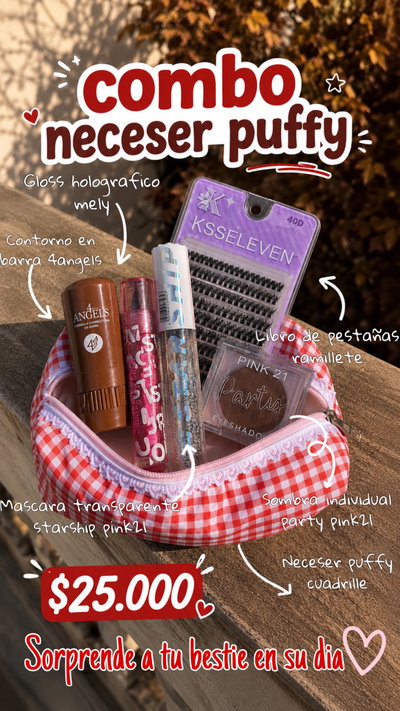 Combo neceser puffy!