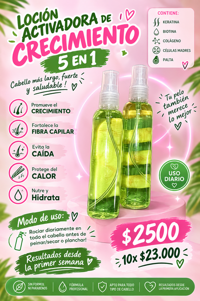 Locion activadora de crecimiento!