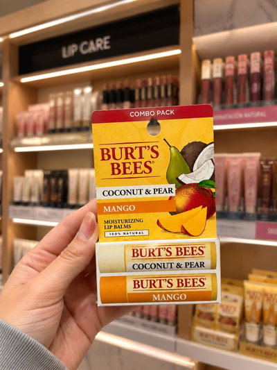 🍐🥥🥭Duo mantecas burt’s bees pera y coco + mango IMPORTADAS ORIGINALES!