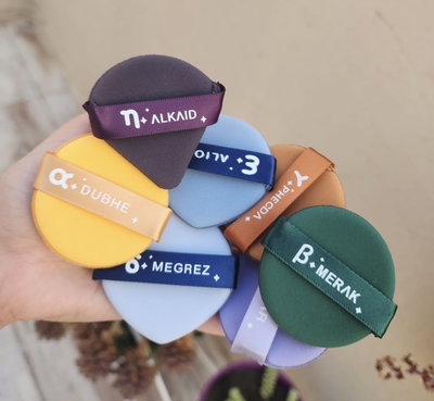 Set 7 pads esponja + estuche!