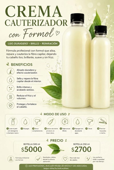 baño de crema cauterizador!