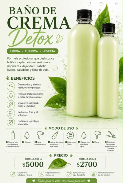 baño de crema plex detox🍃