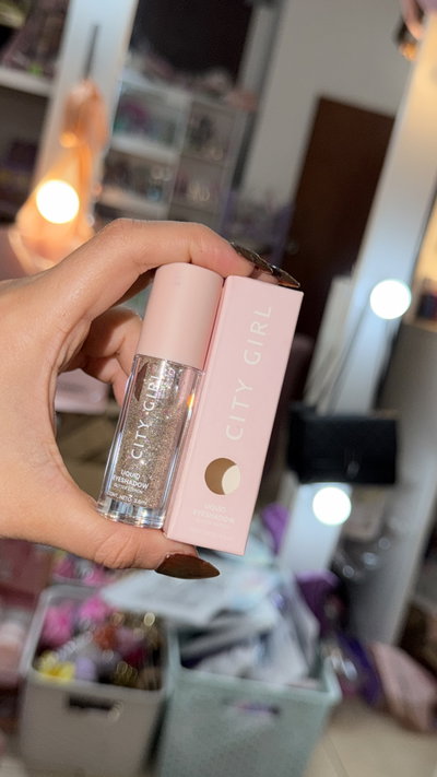 Delineador glitter plumon city