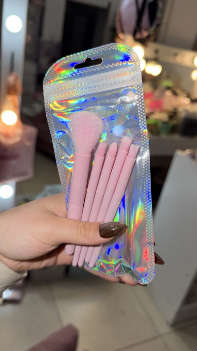 Set 5 brochas viajeras pastel 🧁 
