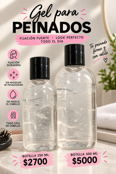 Gel para peinar