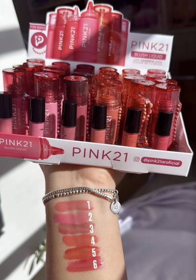 Rubores con llavero liquidos pink 21