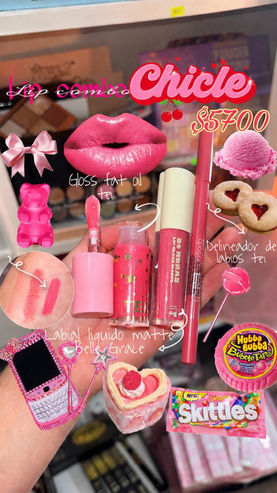 Lip combo chicle🍬🫧