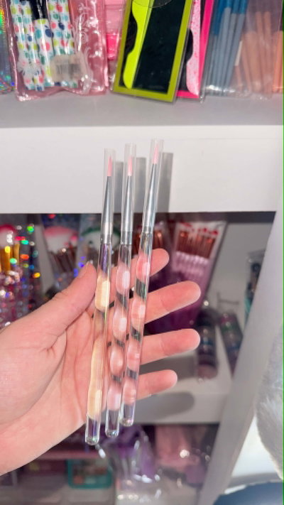 brocha de delineado acrilica