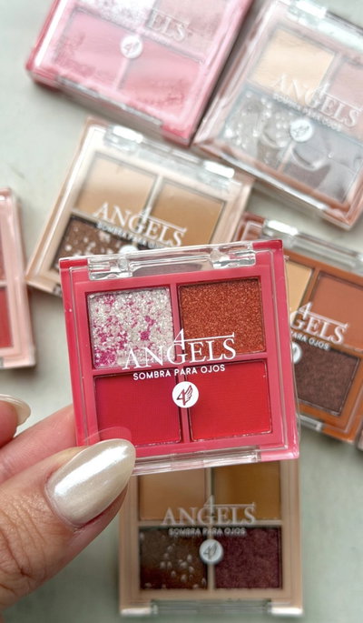 Mini paletas de 4 sombras 4angels!