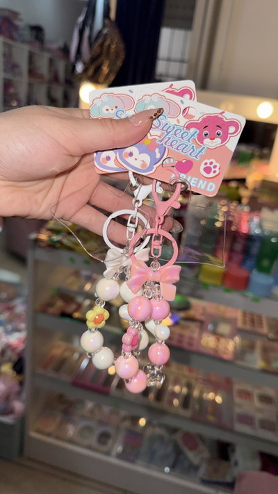 Llavero pulsera para celu charms