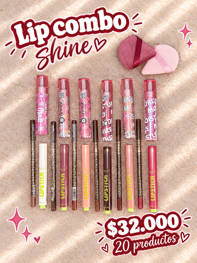 COMBO MAYORISTA LIP COMBOS SHINE✨💖