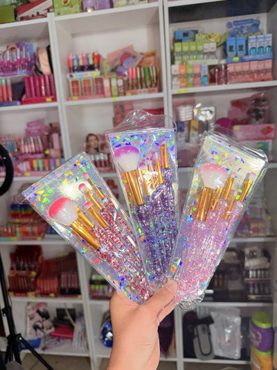 Set de 5 brochas glitter princesa👸🏻