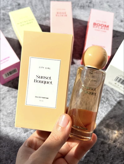 Perfume vidrio sunset bouquet!