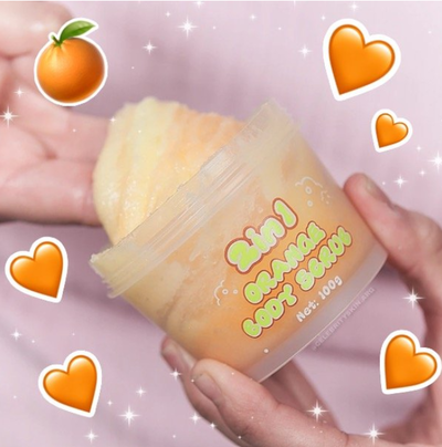 🍊exfoliante azucarado naranja mely