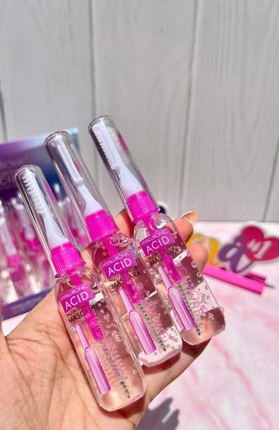 mascara de pestañas y cejas en gel con acido hialuronico 