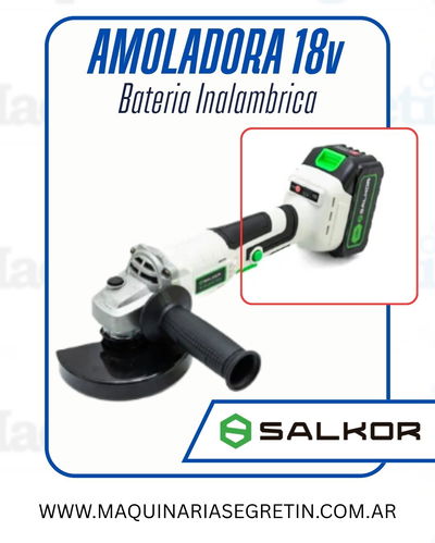 AMOLADORA INALAMBRICA - SALKOR