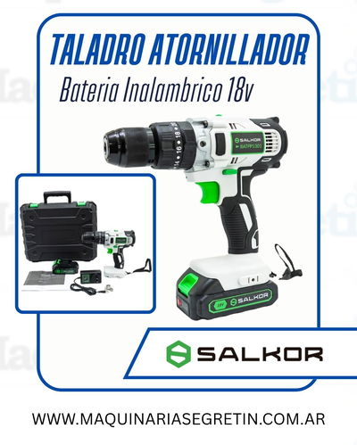 TALADRO INALAMBRICO - SALKOR