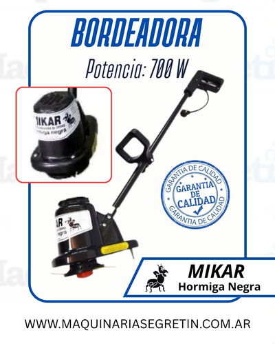 BORDEADO ELECTRICA - HORMIGA NEGRA 