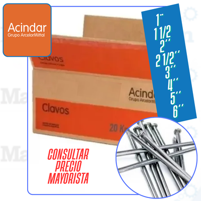 CLAVOS PUNTA PARIS - ACINDAR