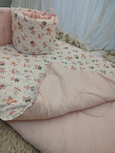 Acolchado reversible + Chichonera 