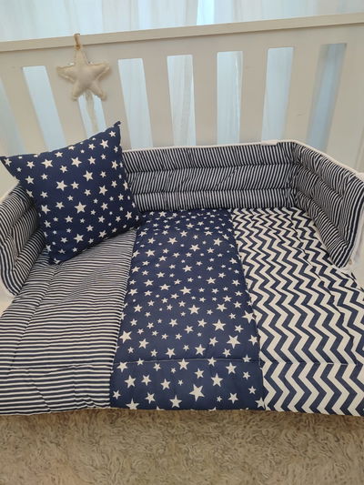 Combo OUTLET- Colecho - Acolchado+ Chichonera + Almohadón✨