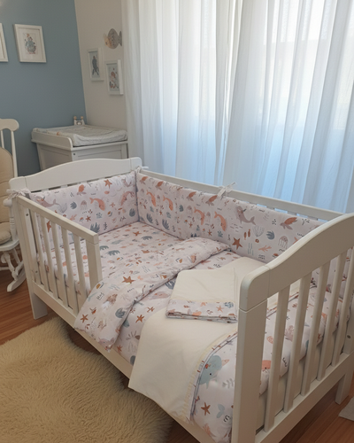 Acolchado + Chichonera Cuna funcional