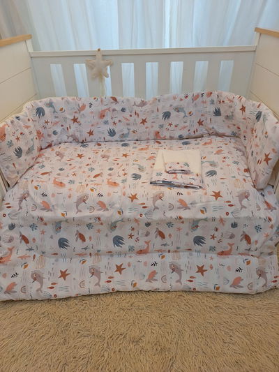 Acolchado + Chichonera Cuna funcional