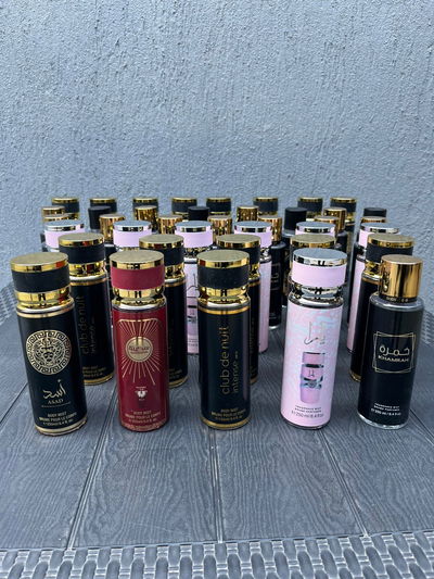 ✨ Body Splash Árabes – Frescura exótica en cada fragancia.