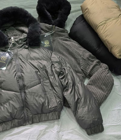 “Campera Reversible Mujer 2 en 1 – Impermeable y Corderoy, Súper Abrigada”