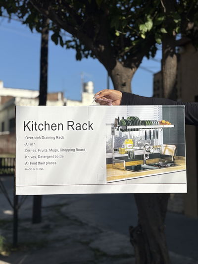 Ritchen Rack Seca Platos – Organizador y Escurridor Moderno