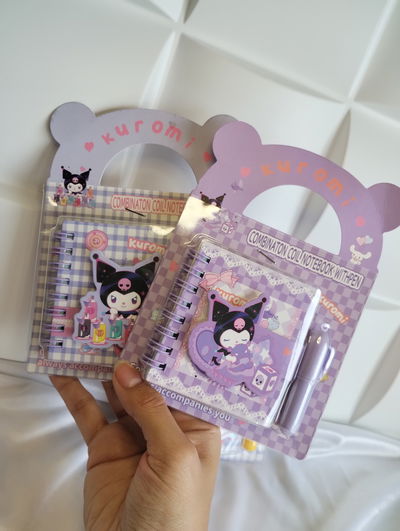 Mini Libreta con Birome de Kuromi