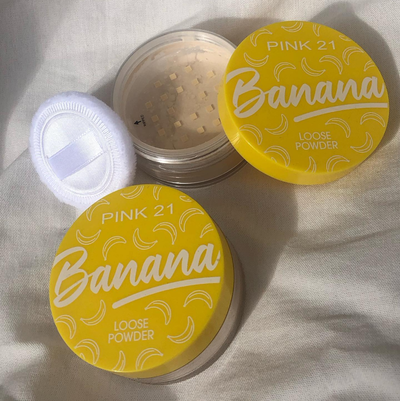 Polvo volátil con su Esponjita Banana PINK 21 - 8g
