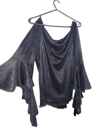 Blusa mangas acanpadas