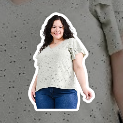 Blusa Broderie manga Tulipán 🌷 