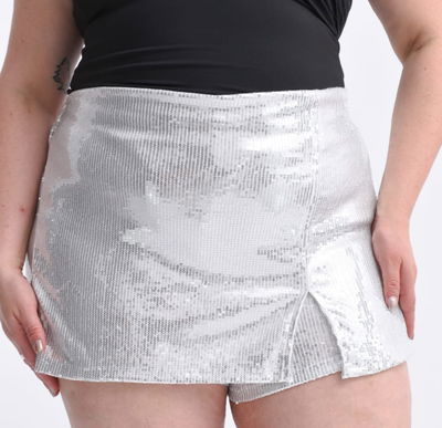 Short pollera LENTEJUELAS PLUS ❤️