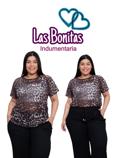 Remera Microtul transparencia