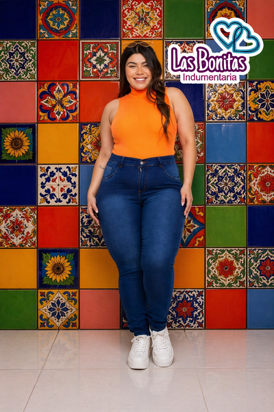 Jeans Chupín azul