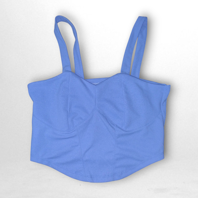 Top falso corset Crep