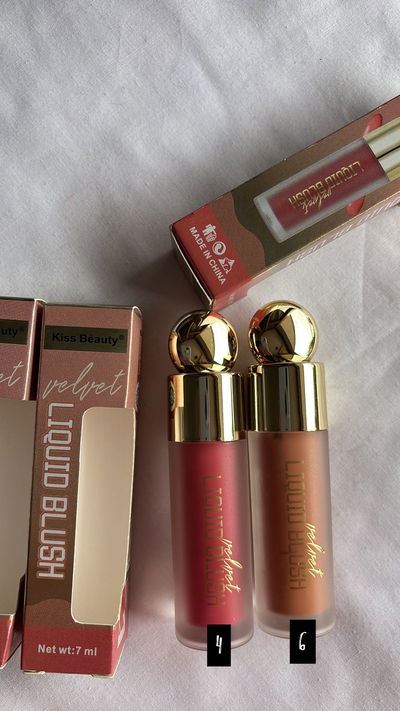 RUBOR LIQUIDO VELVET - KISS BEAUTY