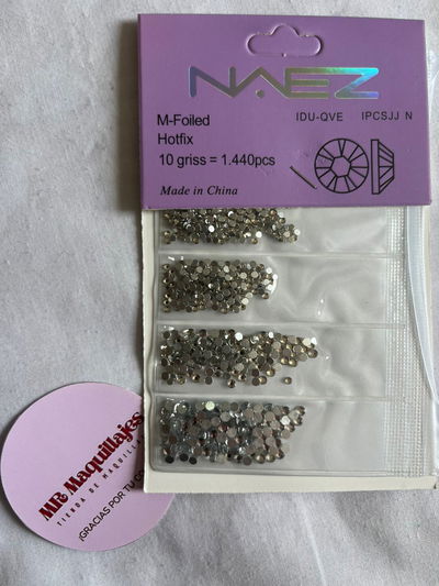STRASS PLATEADO