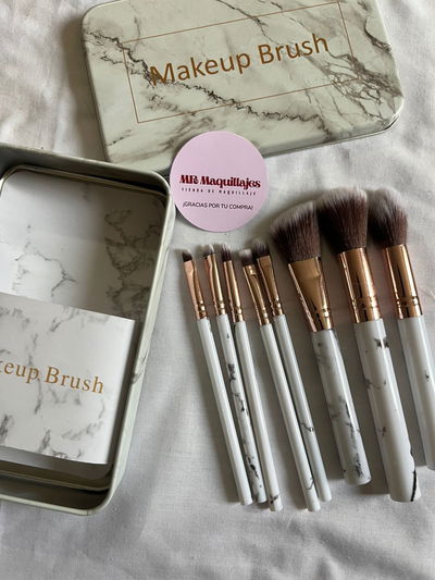 SET DE BROCHAS MARMOL X8