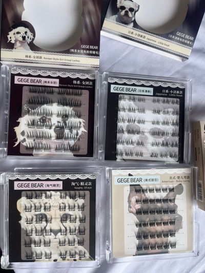 PESTAÑAS ADHESIVAS- GEGE BEAR