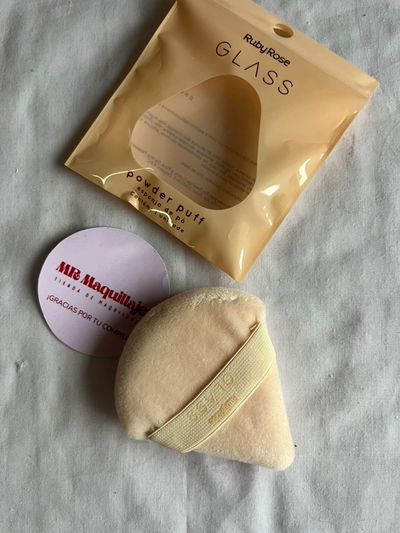 RUBY ROSE- GLASS POWDER PUFF