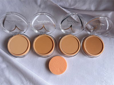 POLVO COMPACTO  CON ESPEJO Y ESPONJA- PINK 21